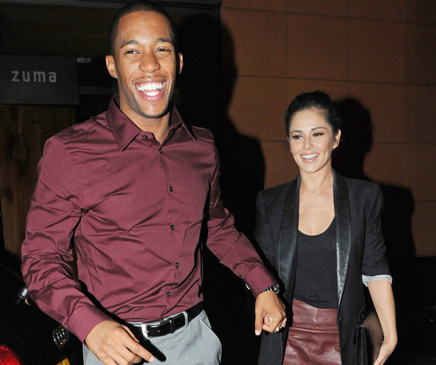 Cheryl Cole and Tre Holloway were all smiles on stage too!