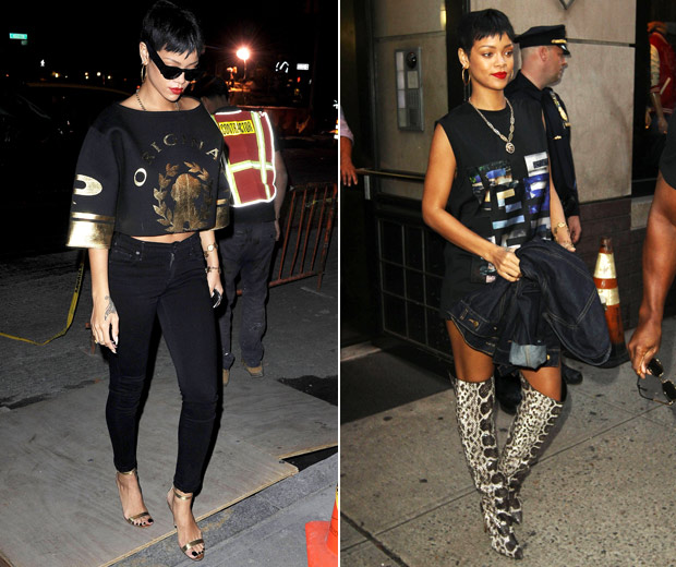 Rihanna Works A Fashion Fabulous Outfit In New York, October 2012