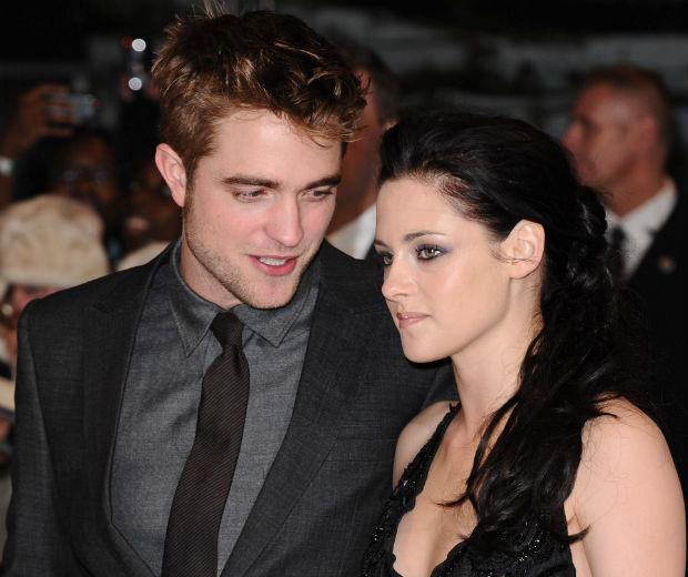 Robert Pattinson and Kristen Stewart hung out at her new home