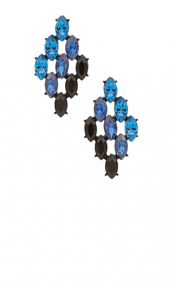 Freedom At Topshop Midnight Blue Earrings, £6.50