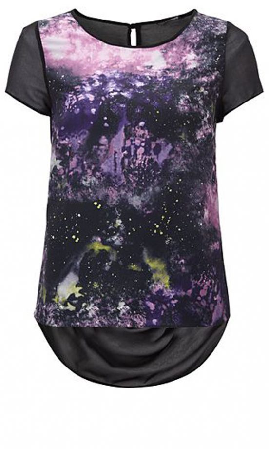 George At Asda Cosmic Print Top, £12