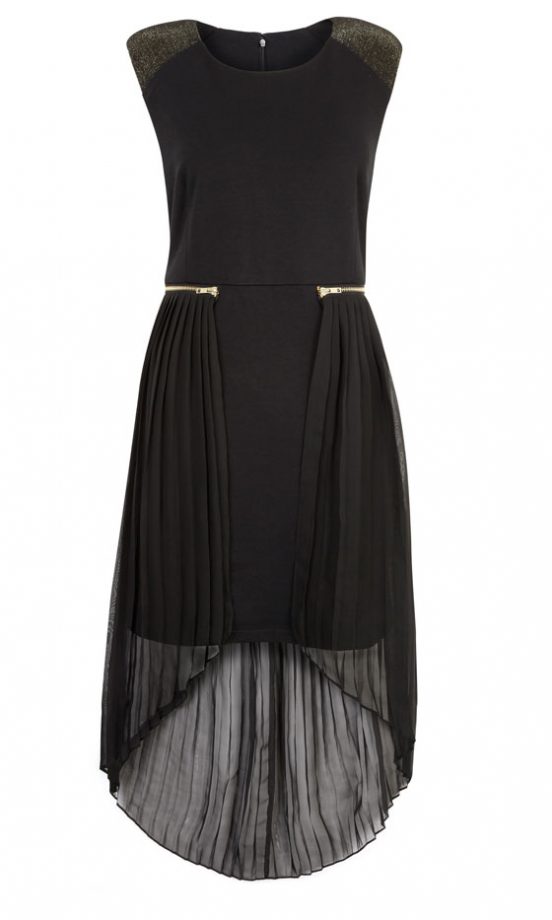 Primark Limited Edition Zip Chiffon Pleat Dress, £25