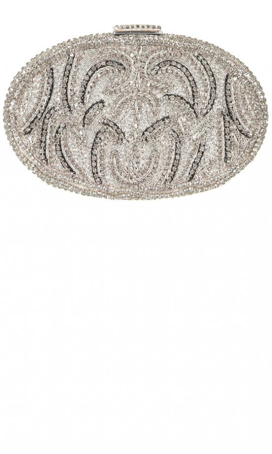 Topshop Oval Diamonte Clutch Bag, £70