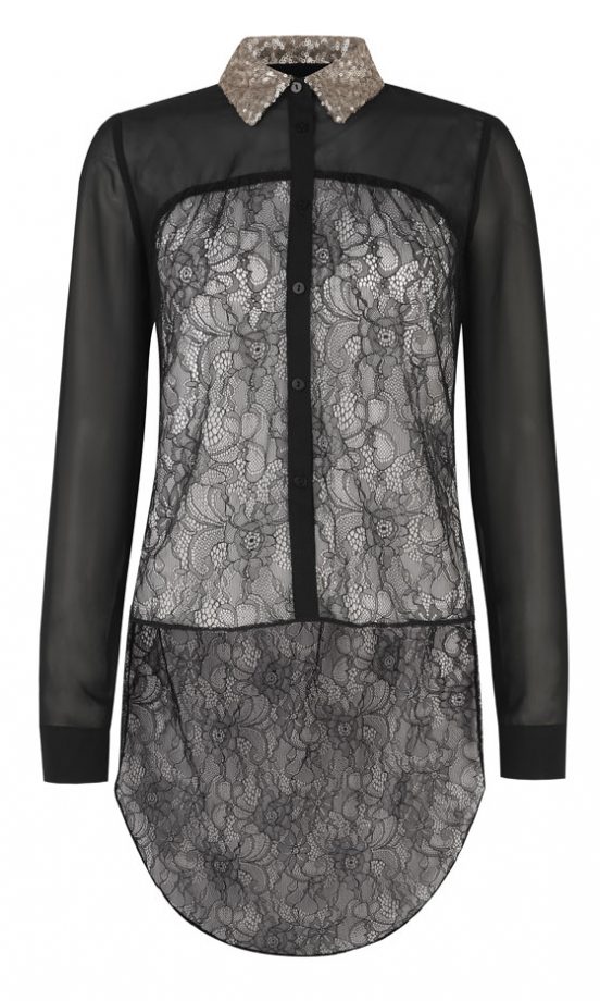 Primark Limited Edition Sequin Lace Blouse, £14