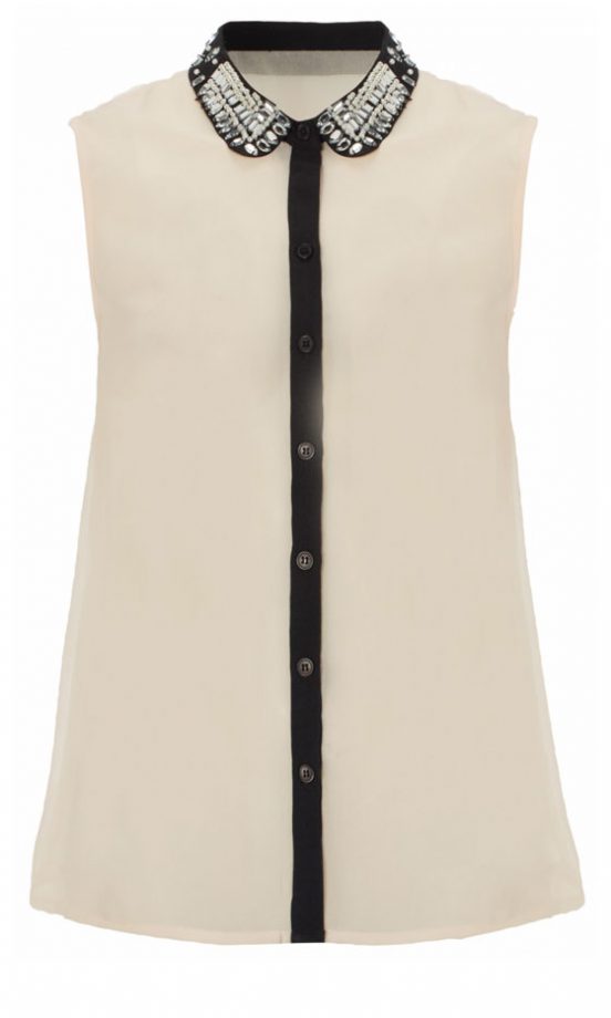 Internacionale Jewel Collar Shirt, £18.99
