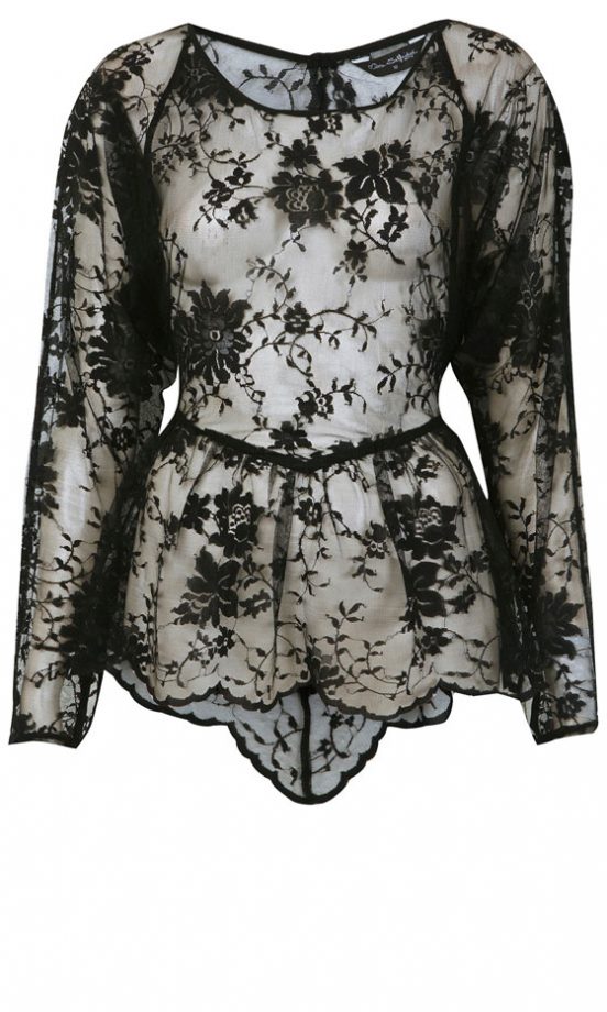 Miss Selfridge Lace Top, £39
