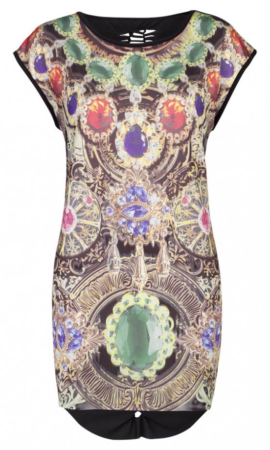 Primark Limited Edition Jewel Print Ladder Back Top, £10