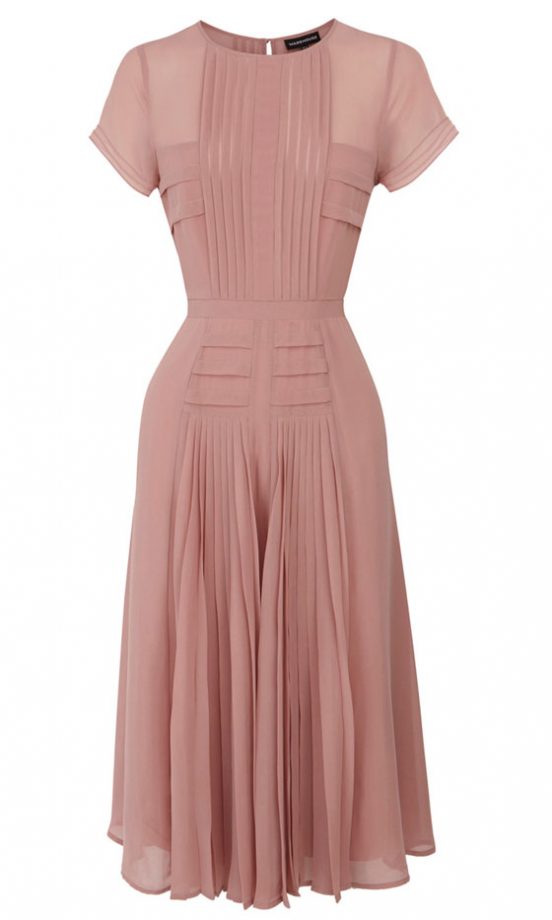 Warehouse Pleated Midi Dress, £70