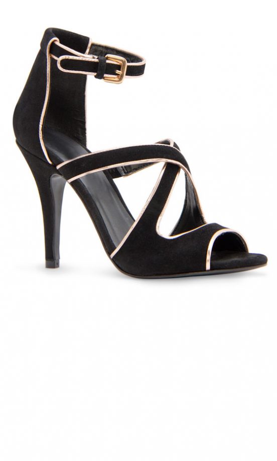 Mango Cross Strap Sandal Heels, £64.99