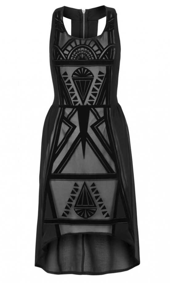 Primark Limited Edition Flocked Panel Dress, £22