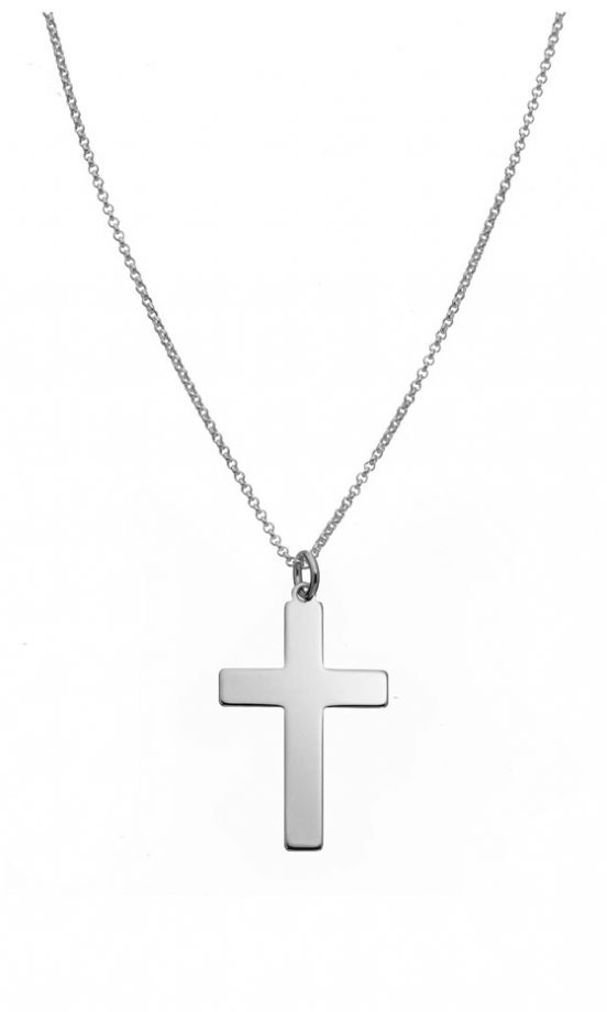 Argos Silver Cross Necklace, £29.99