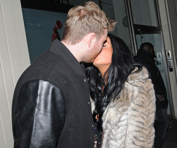 The X Factor's James Arthur was photographed kissing a pretty brunette last night