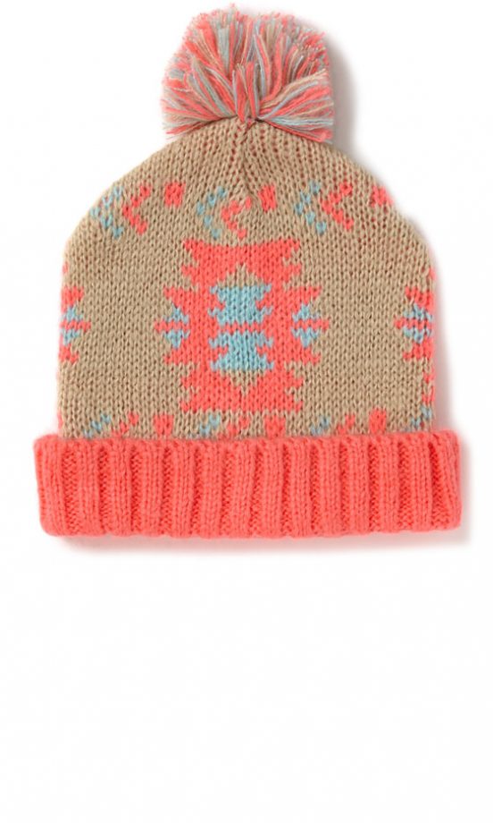 George At Asda Aztec Beanie Hat, £6