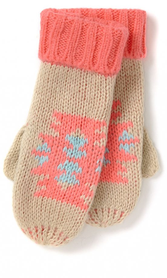 George At Asda Neon Knitted Gloves, £6
