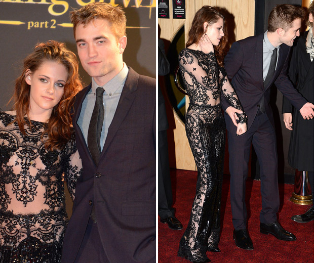 Robert Pattinson and Kristen Stewart stayed close at the event!
