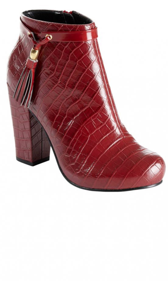 La Redoute Red Ankle Boots, £39