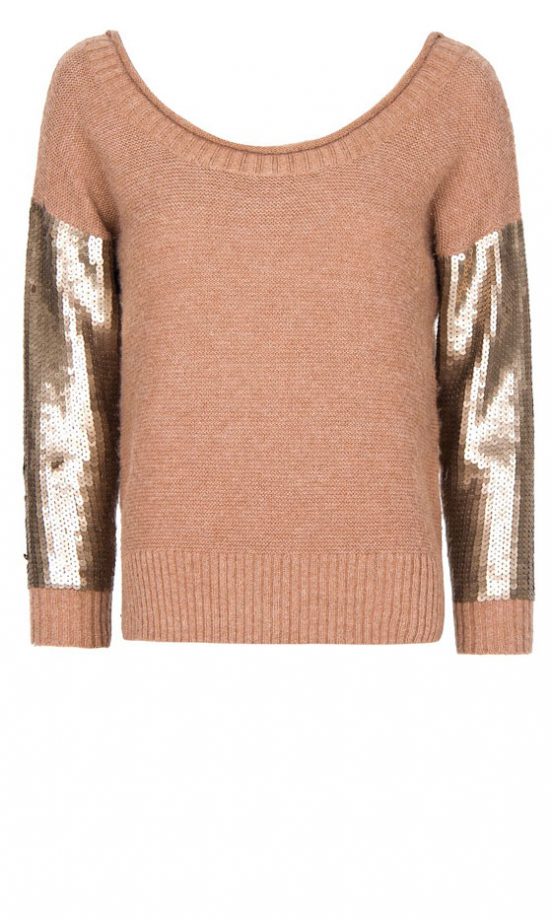 Mango Metallic Sleeved Jumper, £44.99