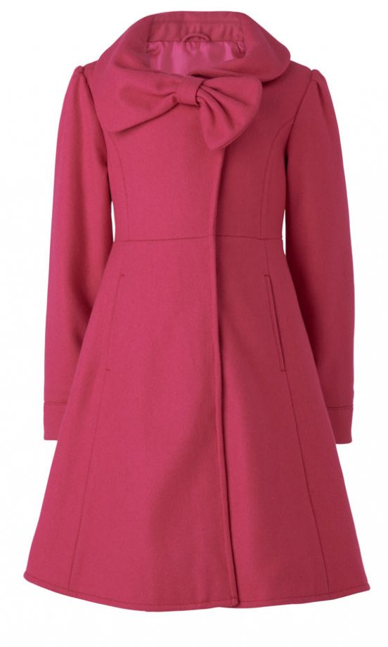 Marks And Spencer Pink Bow Coat, £36