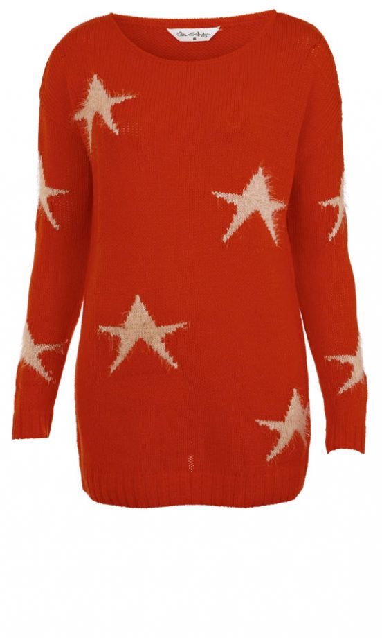 Miss Selfridge Star Jumper, £29.25