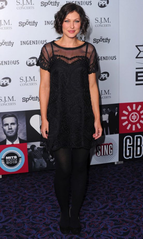 Emma Willis At The Music Industry Trusts Awards, 2012