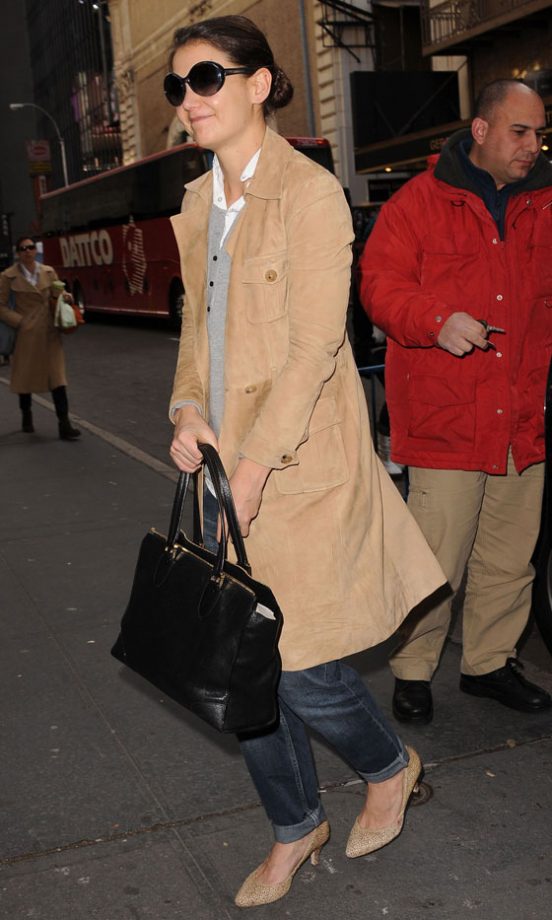Katie Holmes Out In New York, 2012