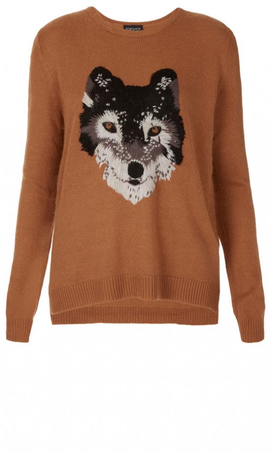 Topshop Wolf Jumper, £50