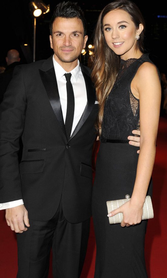 Peter Andre And Emily Macdonagh At The National Television Awards, 2013