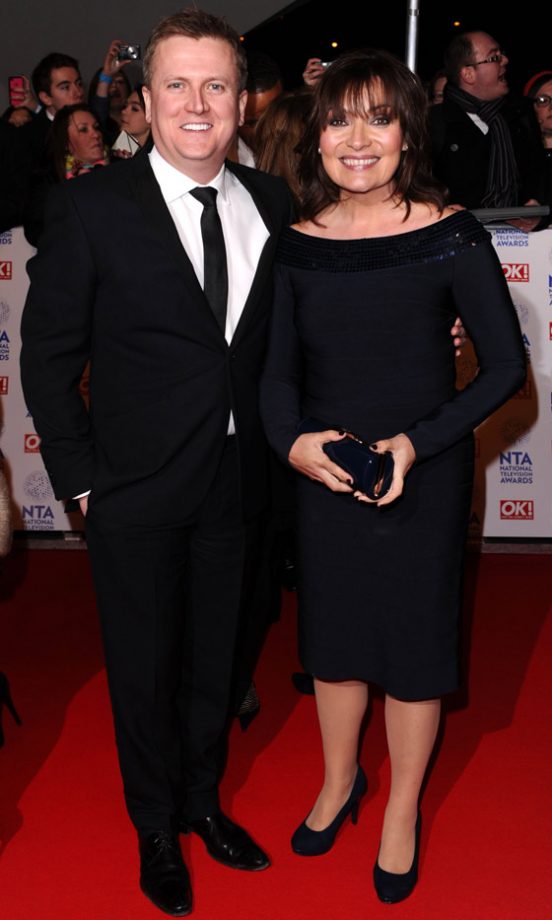 Aled Jones And Lorraine Kelly At The National Television Awards, 2013