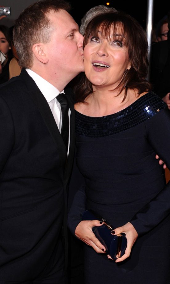 Aled Jones And Lorraine Kelly At The National Television Awards, 2013