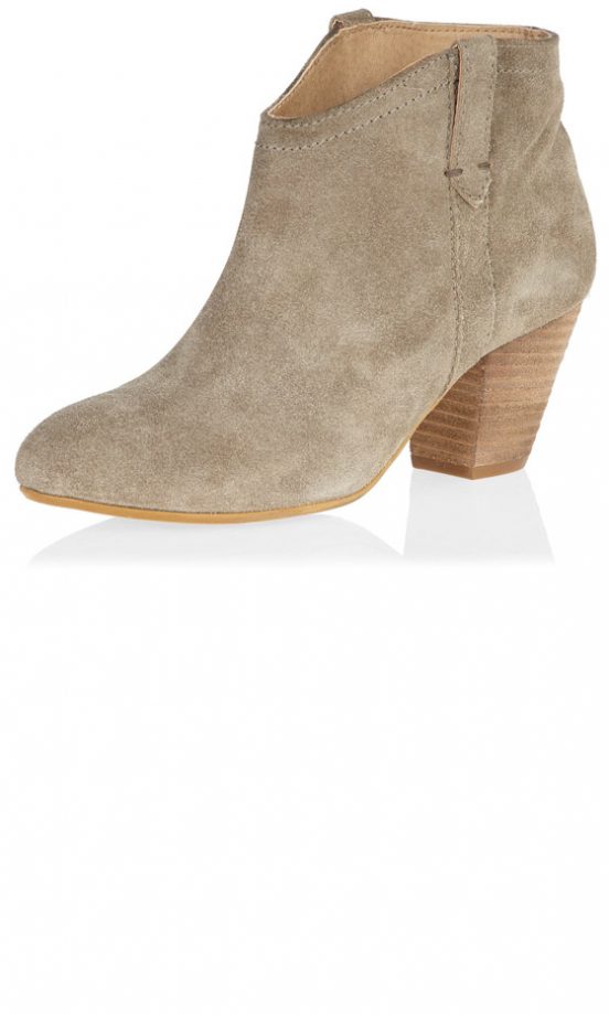 Dorothy Perkins Grey Suede Western Boots, £50