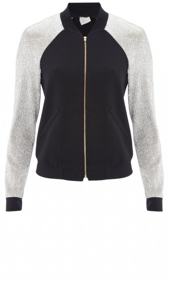 George At Asda Metallic Sleeved Bomber Jacket, £18