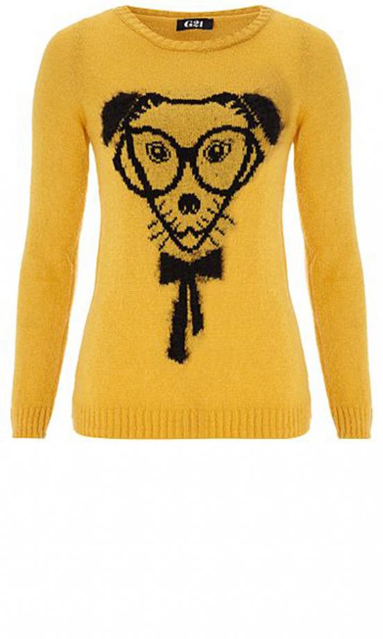 George At Asda Pooch Print Jumper, £16