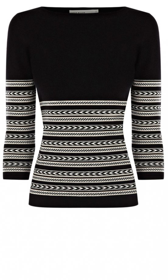 SS13 Fashion Trends: Stripes - Karen Millen Knitted Top, £75