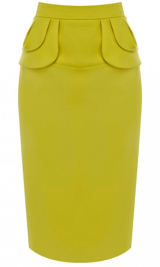 Karen Millen Yellow Skirt, £99