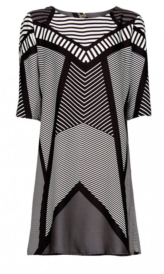 Mango Op Art Print Dress, £34.99