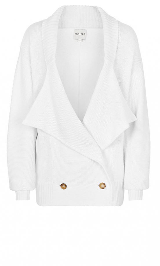 SS13 Fashion Trends: White - Reiss Oversized Cardigan, £120