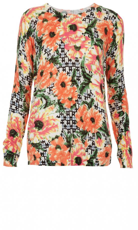 SS13 Fashion Trends: Florals - Topshop Jumper, £38
