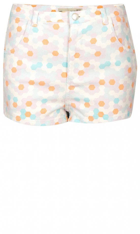 SS13 Fashion Trends: Florals - Topshop Geo Print Shorts, £34