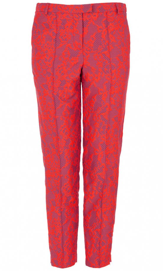 Topshop Lace Print Trousers, £55