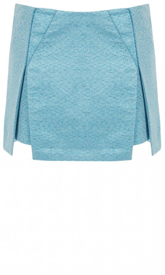 SS13 Fashion Trends: Metallics - Topshop Premium Origami Skirt, £40