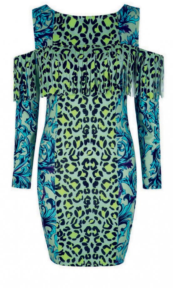 Very Fringed Bodycon Dress, £32