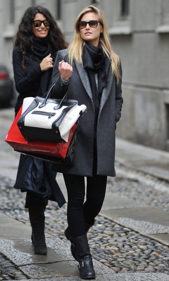 Bar Refaeli Out In Milan, 2013