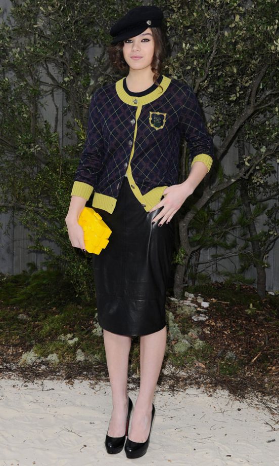 Hailee Steinfeld At The Chanel SS13 Show At Paris Haute Couture Fashion Week, 2013