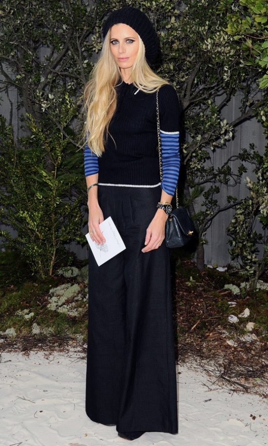 Laura Bailey At The Chanel SS13 Show At Paris Haute Couture Fashion Week, 2013
