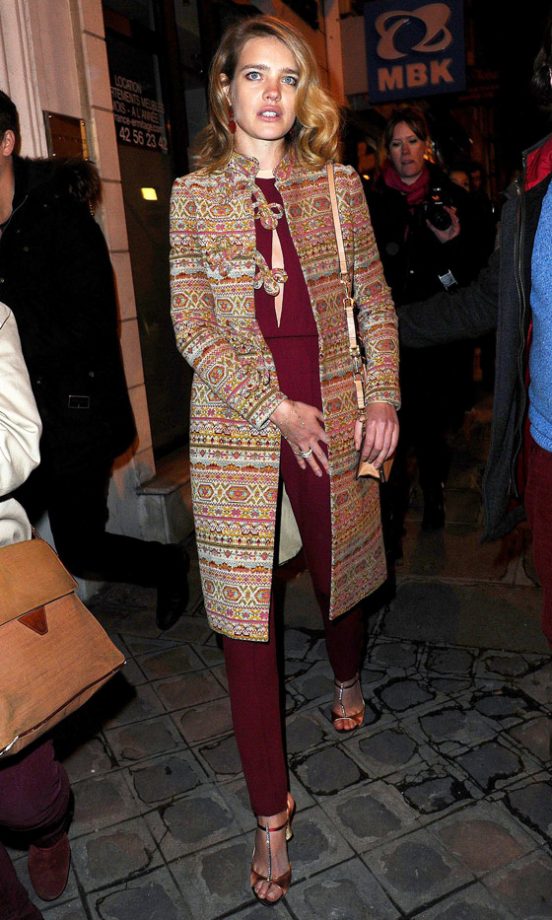 Natalia Vodianova At Paris Haute Couture Week, 2013