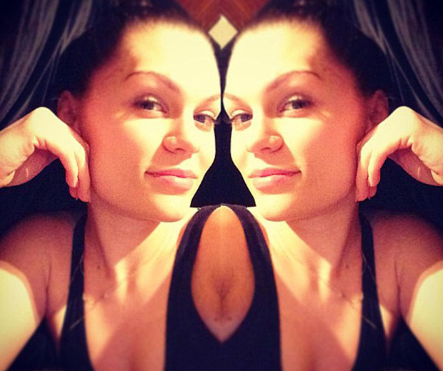 Jessie J has been going make-up free during The Voice filming