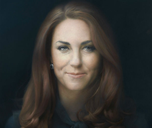 Kate Middleton's first official portrait has been unveiled today