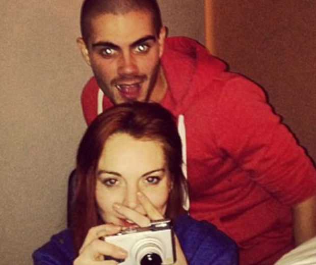 The Wanted's Max George has hit back at rumours that he's dating Lindsay Lohan