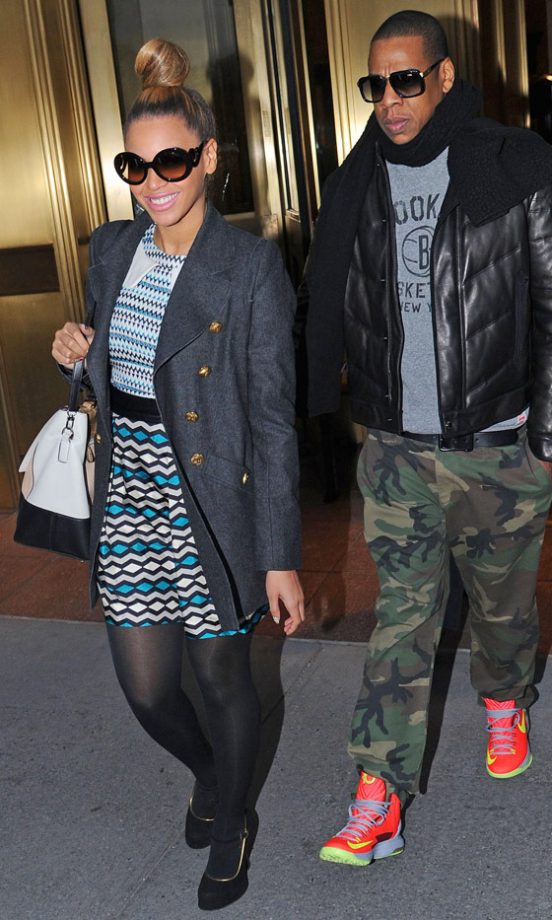 Beyoncé Out In New York With Husband Jay-Z, 2012