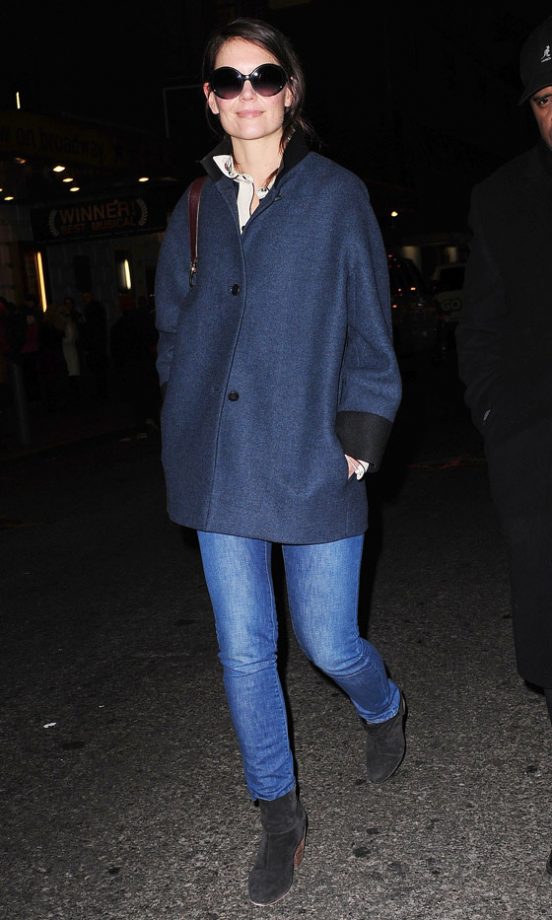 Katie Holmes Out In New York, 2012